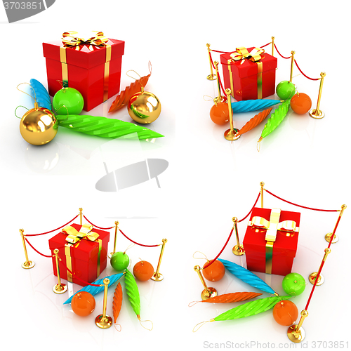 Image of Set of  Beautiful Christmas gifts