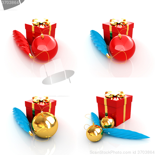 Image of Set of  Beautiful Christmas gifts