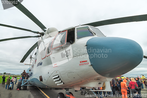 Image of Helicopter MI-26T. Tyumen. Russia