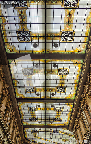 Image of Decorated glass ceiling