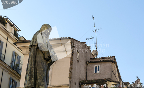 Image of The heretic Giordano Bruno