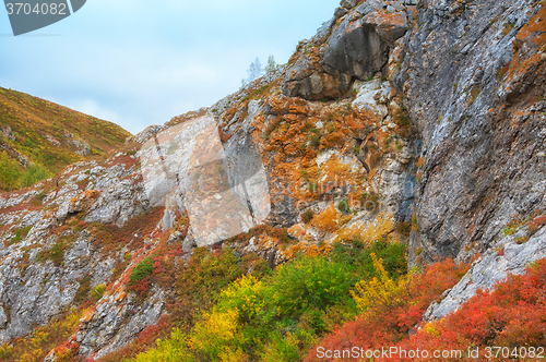 Image of mountain colorful photo