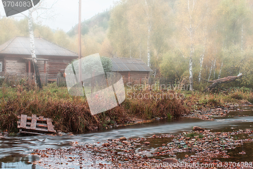 Image of Autumn at mountain village.