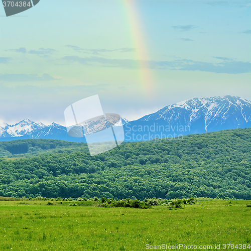 Image of Snow-capped Mountains