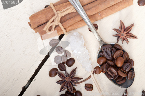 Image of coffe sugar and spice