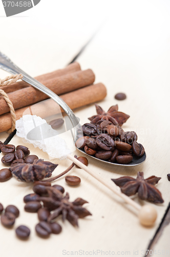 Image of coffe sugar and spice