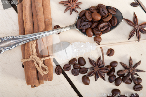 Image of coffe sugar and spice