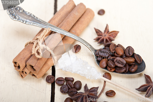 Image of coffe sugar and spice