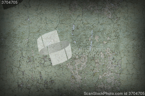 Image of Grayish Green Weathered and Distressed Textured Background Wall 