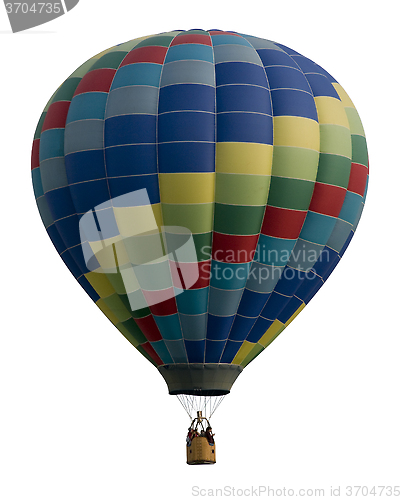 Image of Hot Air Balloon Against White