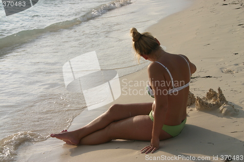 Image of Woman on beach