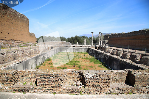 Image of Ancient ruins of Villa Adriana ( The Hadrian\'s Villa ), Edificio