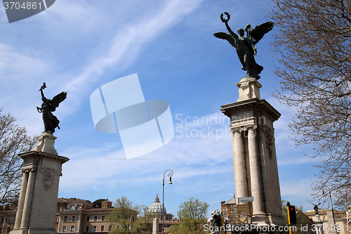 Image of Piazza Pasquale Paoli in Rome, Italy