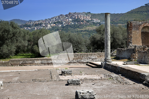 Image of Ancient ruins of Villa Adriana ( The Hadrian\'s Villa ), Cryptopo