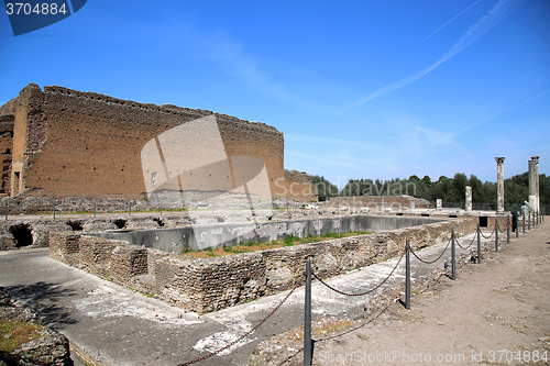 Image of Ancient ruins of Villa Adriana ( The Hadrian\'s Villa ), Edificio