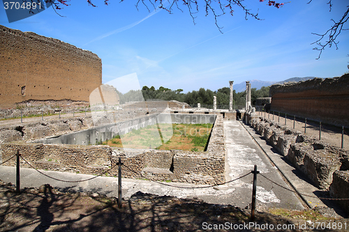 Image of Ancient ruins of Villa Adriana ( The Hadrian\'s Villa ), Edificio