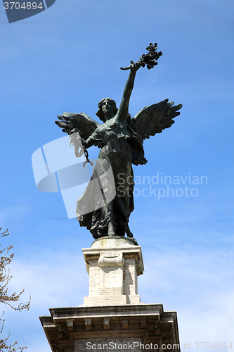 Image of Piazza Pasquale Paoli in Rome, Italy