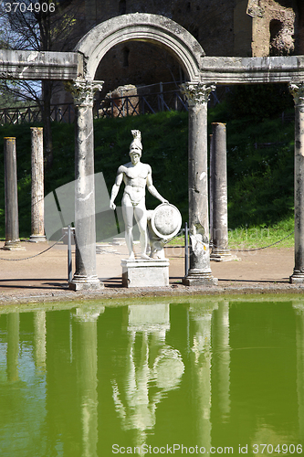 Image of Ancient ruins of Villa Adriana ( The Hadrian\'s Villa ), Canopo, 