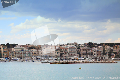 Image of Panoramic view of Anzio and Nettuno old town, Italia