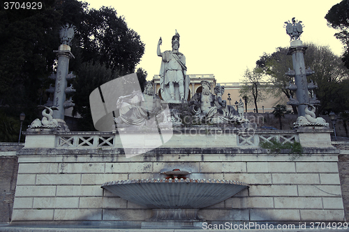 Image of Fountain of Dea di Roma in Roma, Italy