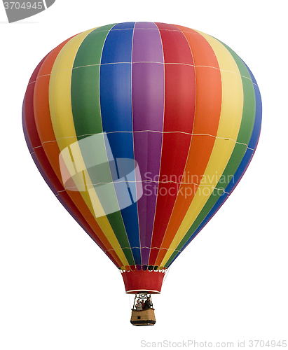 Image of Hot Air Balloon Against White