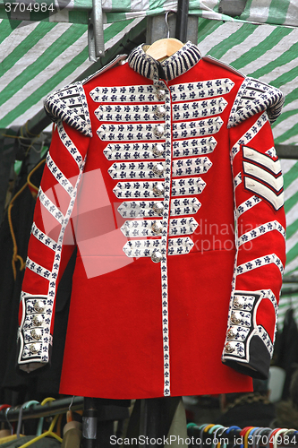 Image of Red Uniform Coat