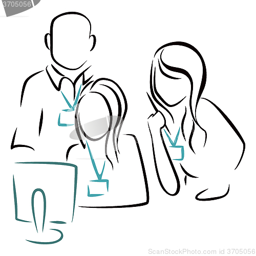 Image of Consultation at computer