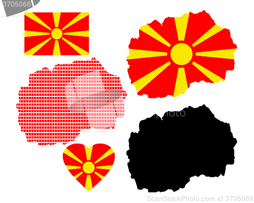 Image of map of Macedonia