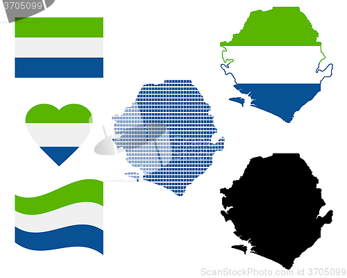 Image of Map of Sierra Leone
