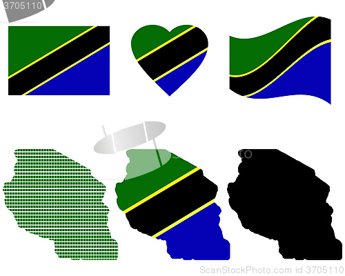Image of Tanzania map