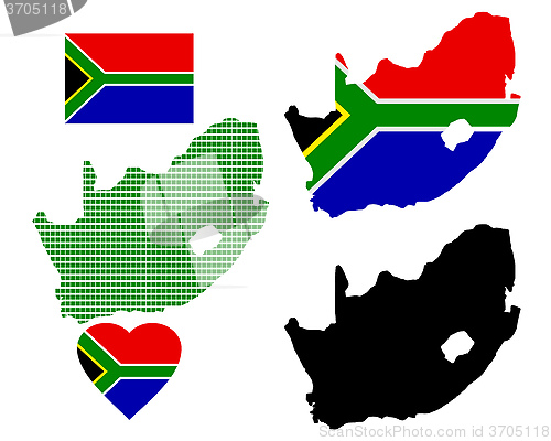 Image of map of South Africa