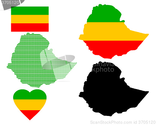 Image of Map of State of the Federal Democratic Republic of Ethiopia