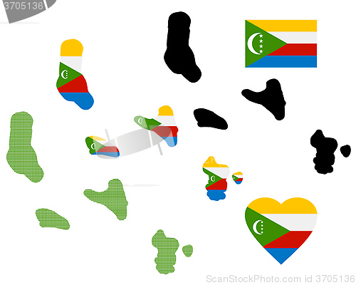Image of map of Comoros