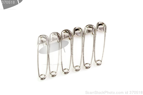 Image of Six Safety Pins