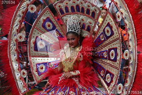 Image of Girl in Mexican carnival