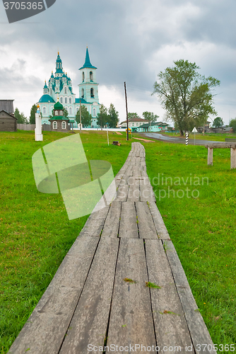 Image of Road to Church of Transfiguration.N.Sinyachikha