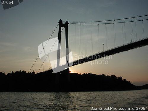 Image of Bridge in sunset