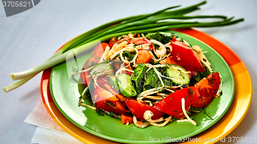 Image of Fresh salad with tomatoes