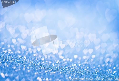 Image of heart bokeh