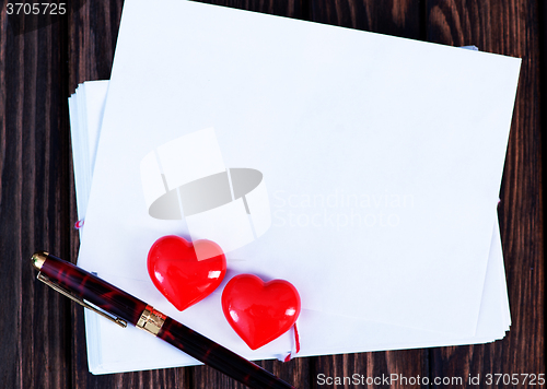 Image of Empty copyspace valentine card 