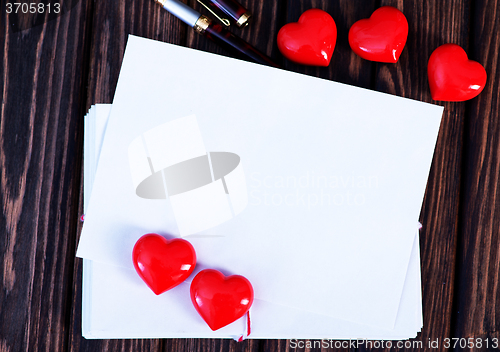 Image of Empty copyspace valentine card 