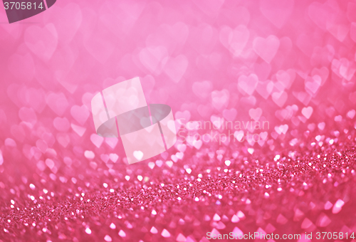 Image of heart bokeh