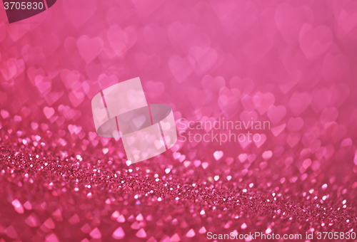 Image of heart bokeh