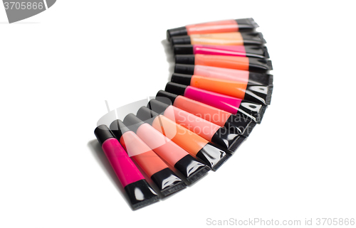 Image of close up of lip gloss tubes