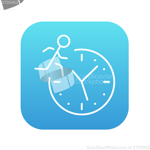 Image of Time management line icon.