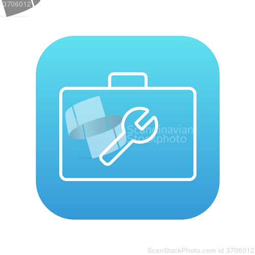 Image of Toolbox line icon.