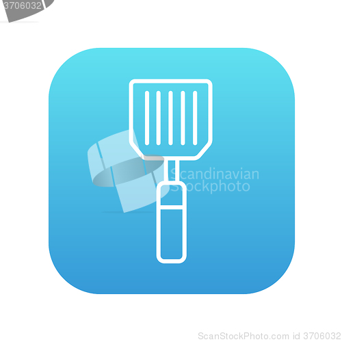 Image of Kitchen spatula line icon.