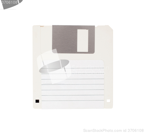 Image of Floppy Disk - Tachnology from the past, isolated on white