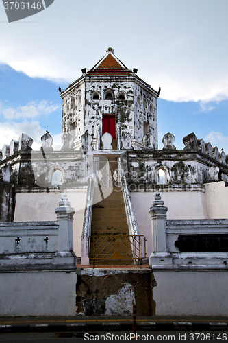 Image of  thailand asia   in  bangkok sunny  temple abstract  