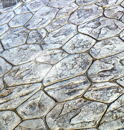 Image of in   asia  bangkok thailand abstract pavement cross stone  the t